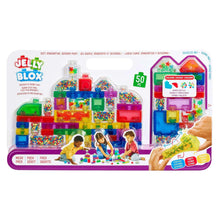 Jelly Blox Mega Pack building set with colorful interlocking translucent blocks, 50 pc