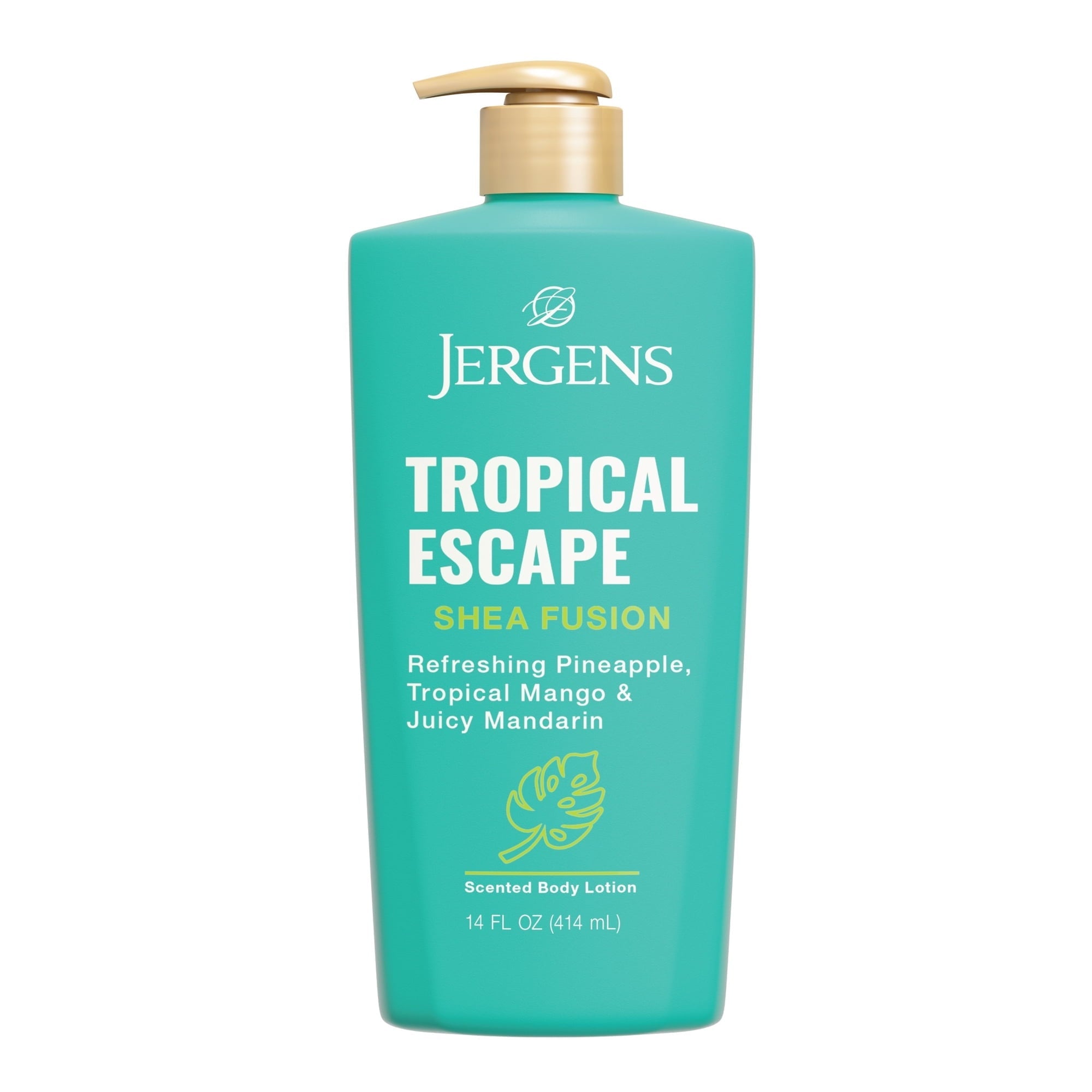 Jergens Shea Fusion Tropical Escape Scented Body Lotion with Shea Butter & Vitamin E for 24-Hour Moisture - 14 fl oz