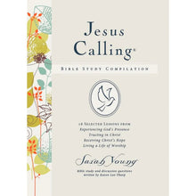 Hardcover Bible study compilation book with cream cover and dove emblem