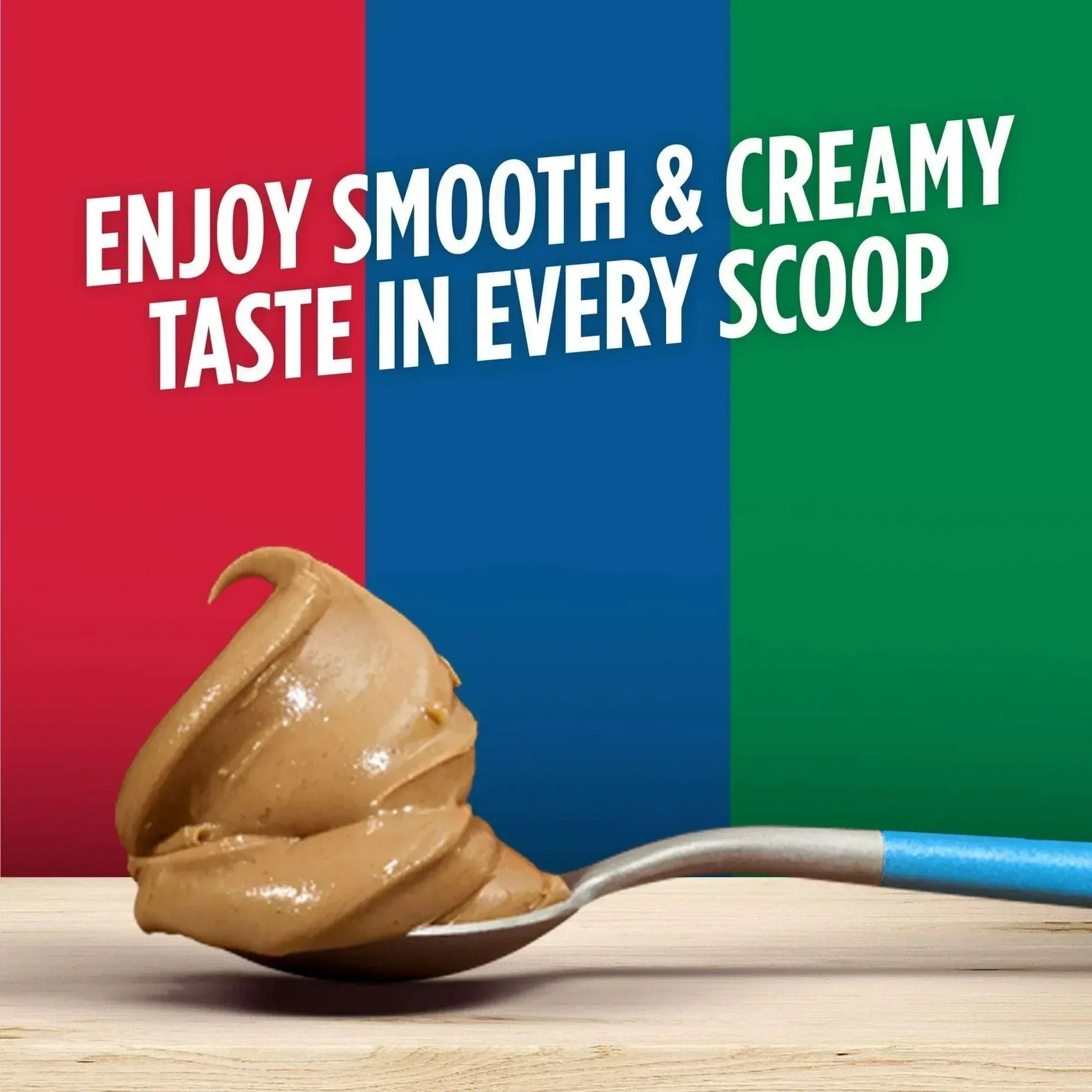 Jif No Added Sugar Creamy Peanut Butter Spread, 33.5 oz - Smooth, Creamy Texture, No Stir Peanut Butter Spread