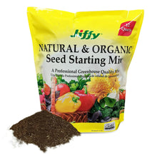 Seed starting mix pouch, 12 quarts, with dark soil mound