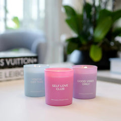Jill Zarin Home Manifestation Candle, Set of 3, Assorted Colors