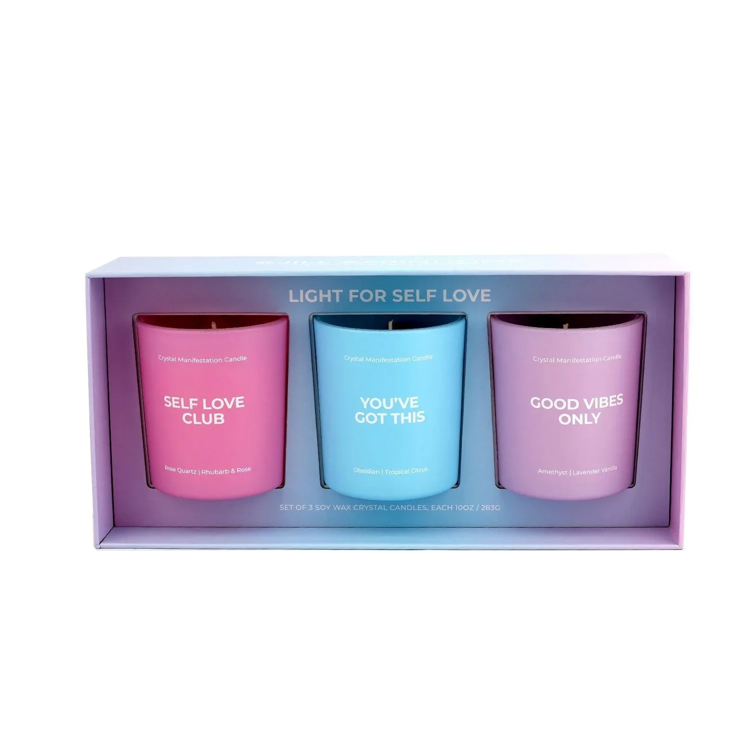 Jill Zarin Home Manifestation Candle, Set of 3, Assorted Colors - USA MEGA SHOP