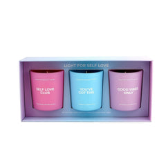 Jill Zarin Home Manifestation Candle, Set of 3, Assorted Colors - USA MEGA SHOP