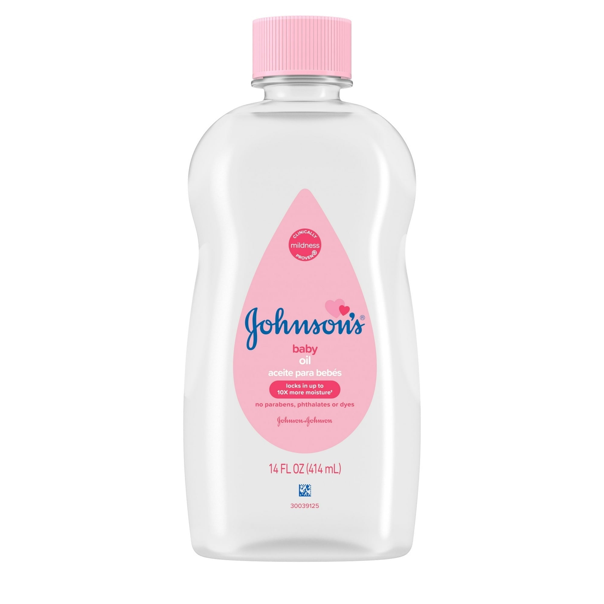 Johnson's Baby Body Moisturizing Oil, Liquid Mineral Oil for Baby Massage, Original, 14 fl oz
