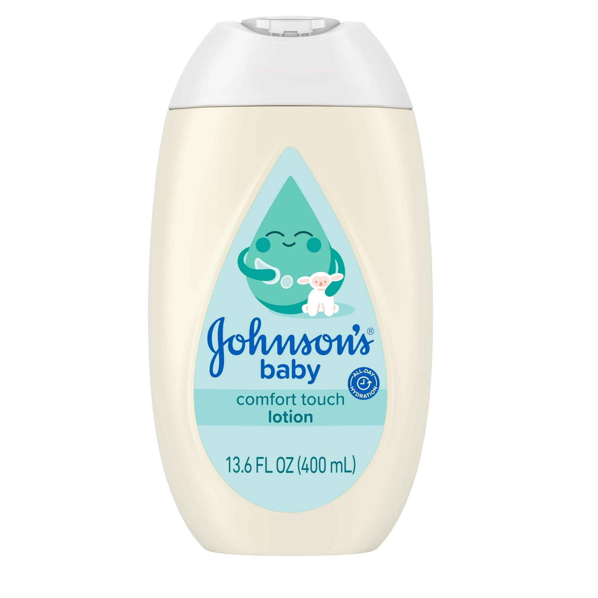 Johnson's Baby Comfort Touch Newborn Baby Face & Body Lotion, 13.6 fl. oz