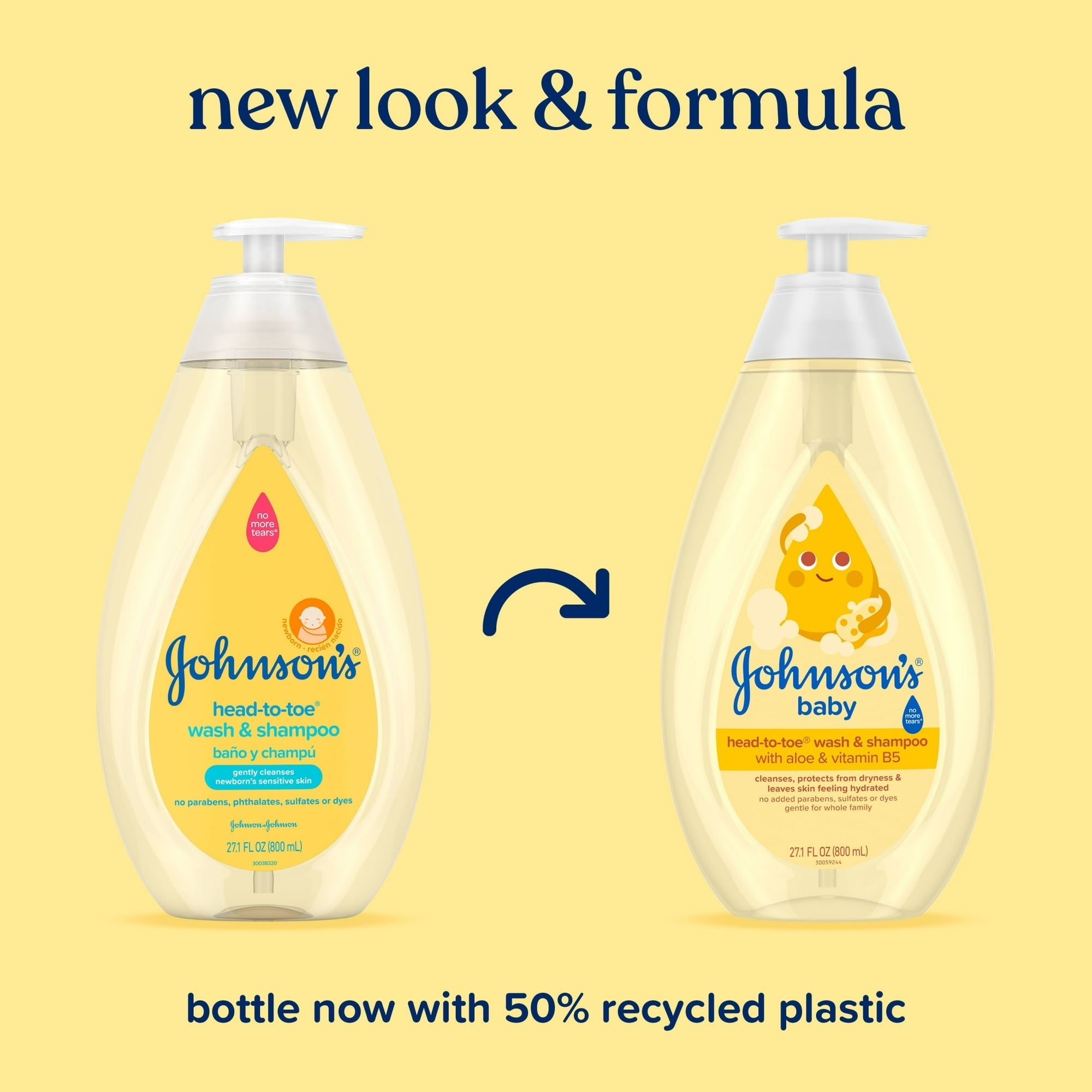 Johnson's Baby Head-To-Toe Wash & Shampoo, 27.1 Fl oz