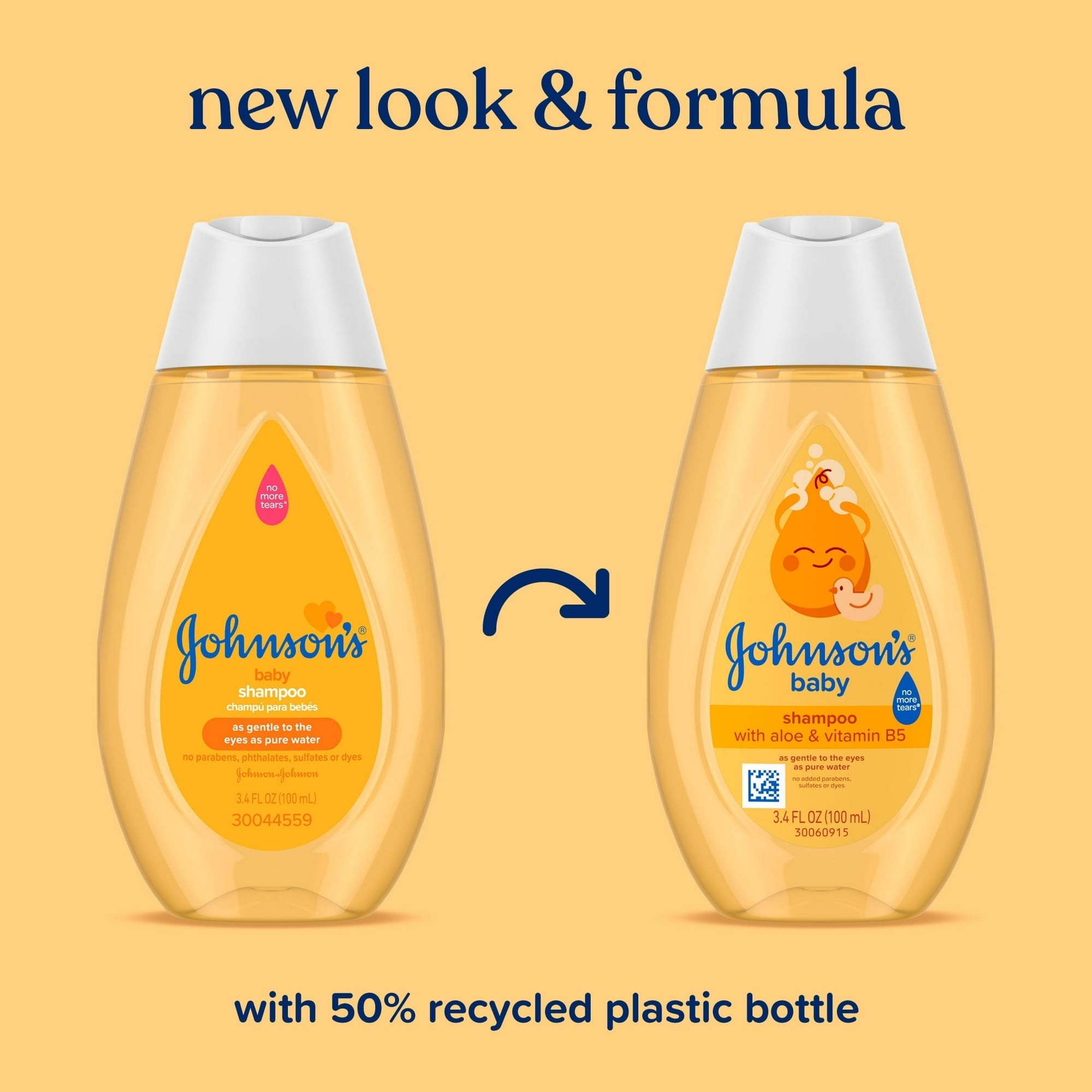 Johnson's Baby Shampoo with Aloe & Vitamin B5, Tear-Free