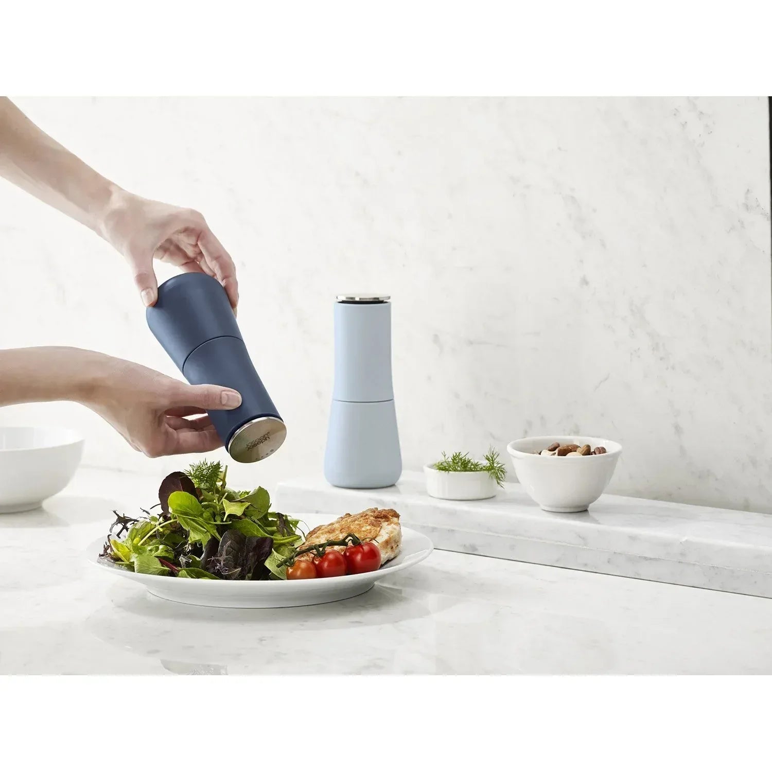 Joseph Joseph Milltop Non-spill Salt & Pepper Set (Assorted Colors)