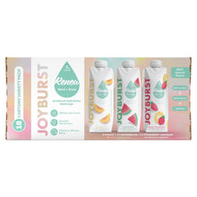 Joyburst hydration drink variety pack carton, 18-count assortment, front
