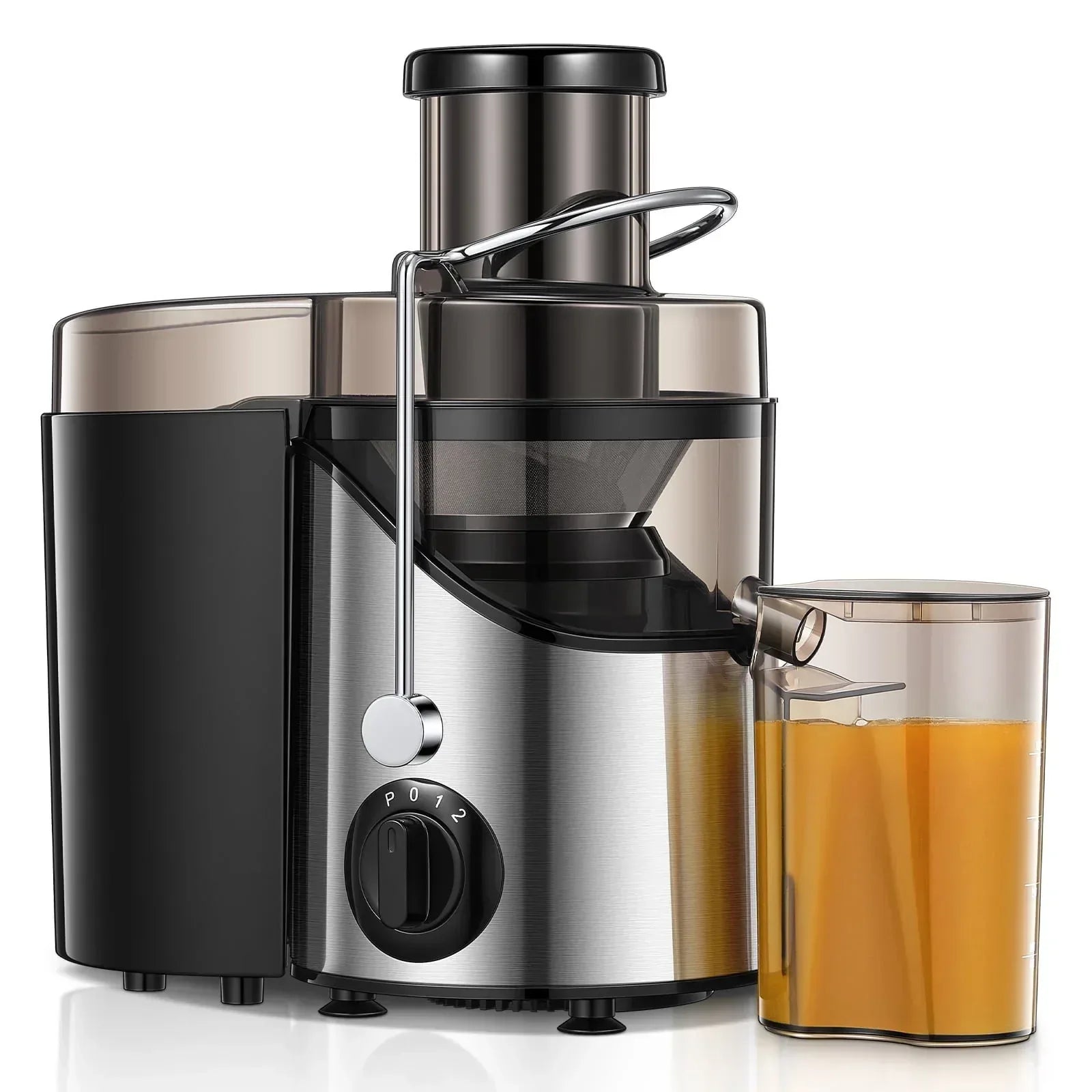 Juicer Extractor Easy Clean, 3 Speeds Control, Stainless Steel BPA Free