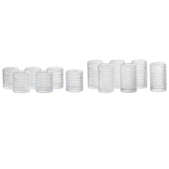Jupiter by Fortessa DOF and Beverage Glass, Set of 12 - USA MEGA SHOP