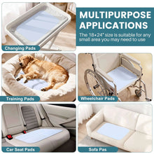 Blue multipurpose pads for car seat, sofa, wheelchair, and training use