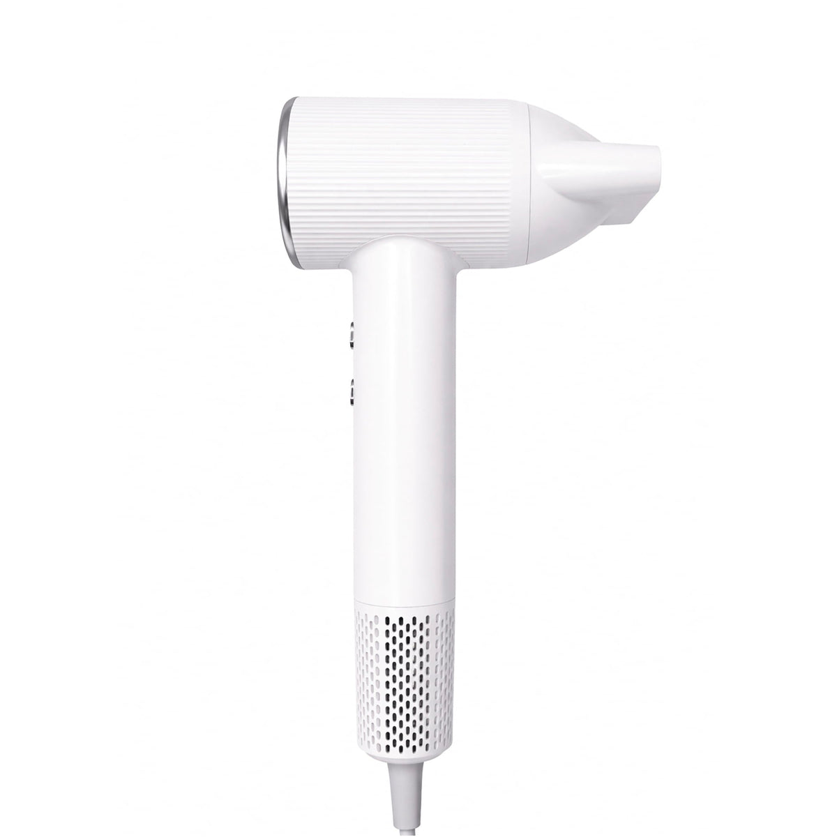 KENZZI Salon Pro+ Ionic Hair Dryer, 1300W High-Speed 110,000 RPM Brushless Motor with LED Display, White