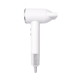 KENZZI Salon Pro+ Ionic Hair Dryer, 1300W High-Speed 110,000 RPM Brushless Motor with LED Display, White