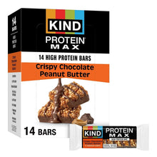 Protein bar multipack box with crispy chocolate peanut butter bars, 14 ct.
