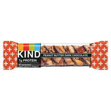KIND snack bar, peanut butter dark chocolate, 1.4 oz in wrapper.
