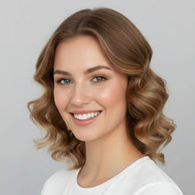 Bonnet hair dryer over hair for at-home drying