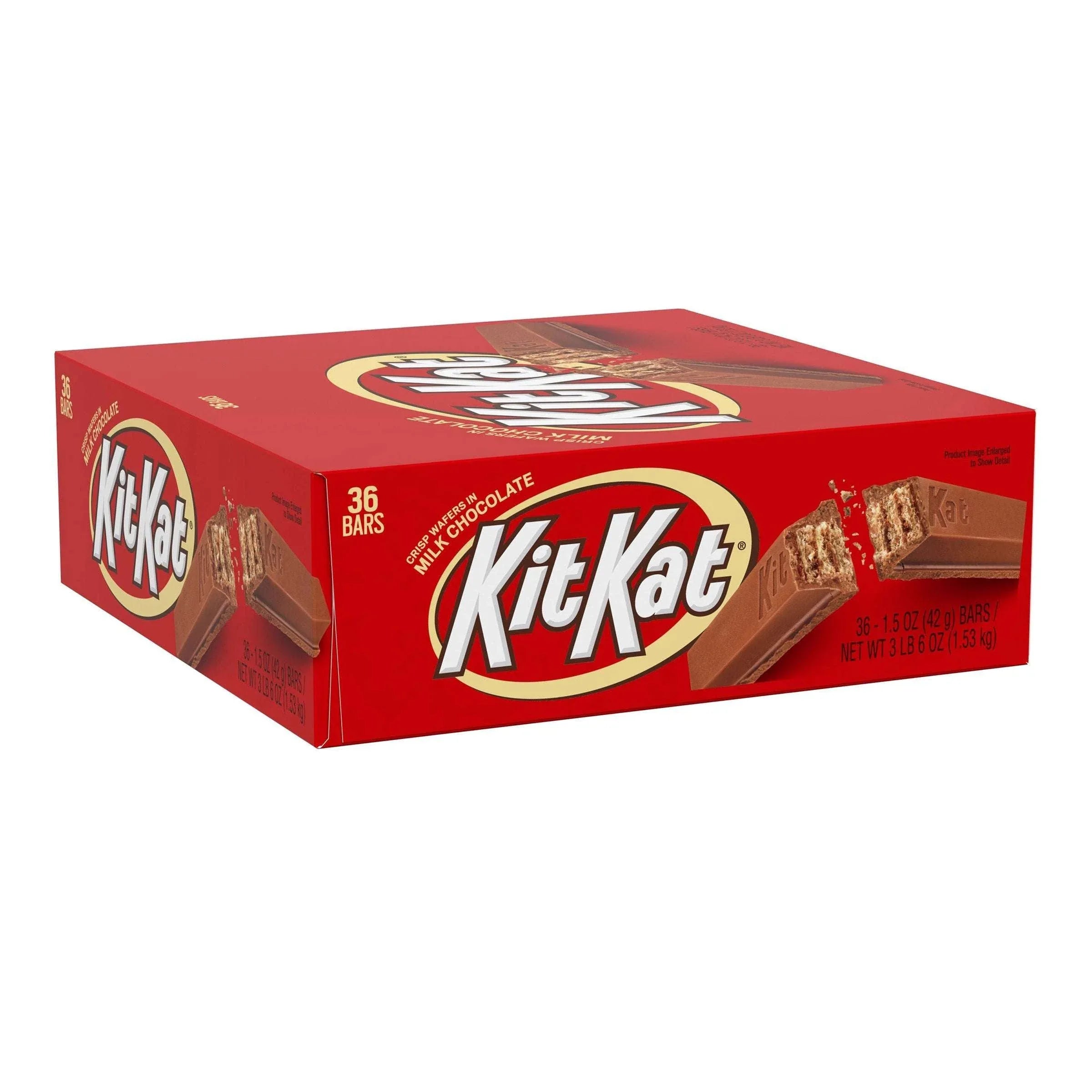 Kit Kat Crisp Wafers In Milk Chocolate, 1.5 oz, 36-count - USA MEGA SHOP