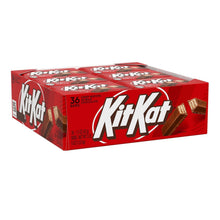 KIT KAT milk chocolate wafer candy multipack box with red 36-bar labeling