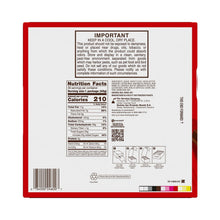 KIT KAT back label with Nutrition Facts, barcode, and ingredients panel