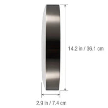 Ceiling light dimensions: 14.2 in wide, 2.9 in deep