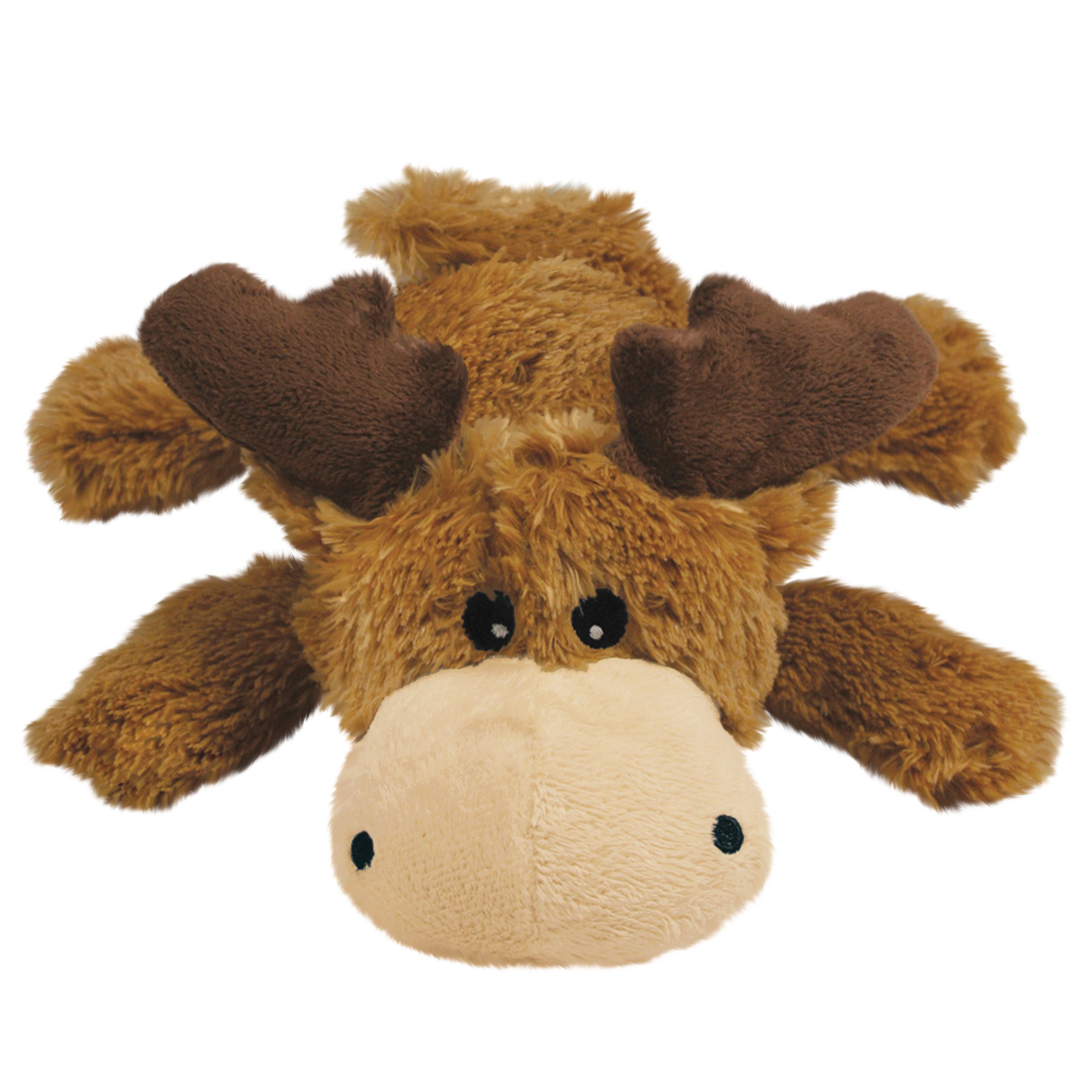 KONG® Cozie™ Plush Dog Toy with Squeaker, Marvin the Moose, Jumbo Extra Large