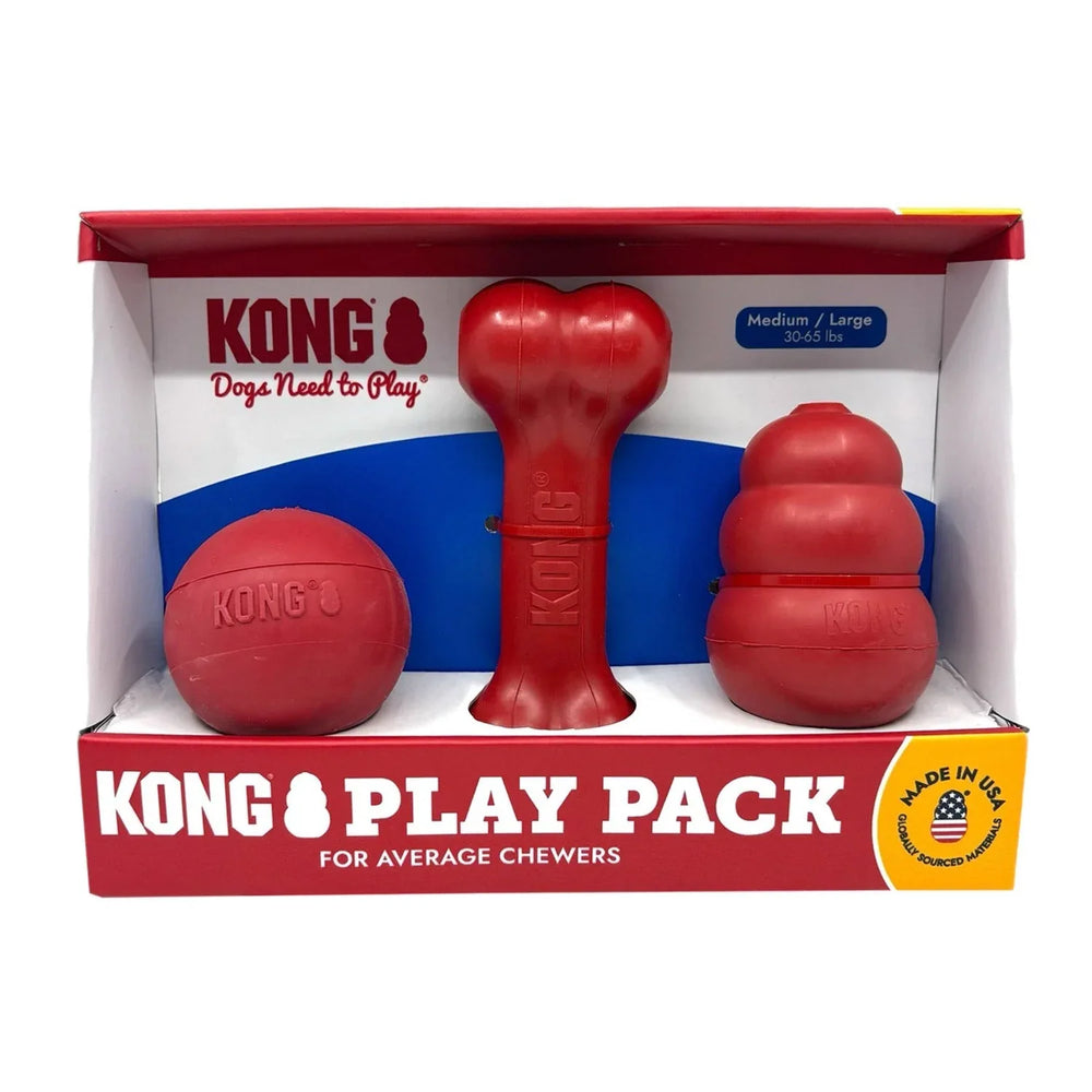 KONG Classic Dog Toys, 3-count - USA MEGA SHOP
