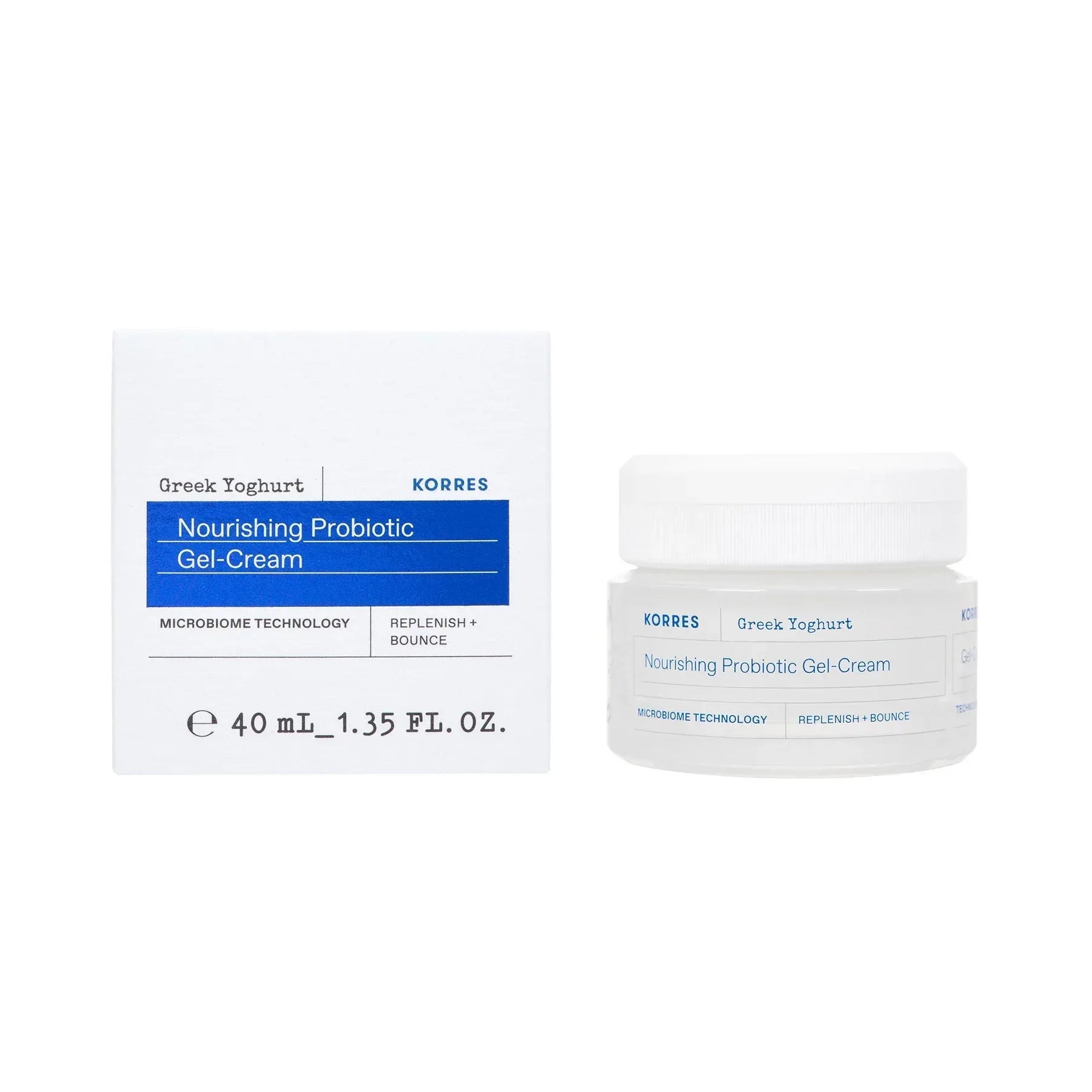 KORRES Greek Yoghurt Nourishing Probiotic Gel-Cream, 1.35 fl oz, 2-pack