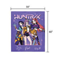 KPOP Demon Hunters Silk Touch Throws, 50" x 60"