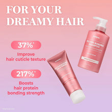 KUNDAL Protein Bonding Shampoo & Conditioner Set, Violet Muguet | 16.9 Fl Oz, Korean Hair Care, For Dry-Looking Hair, LPP Protein, Repairs Damage & Smooths Cuticles