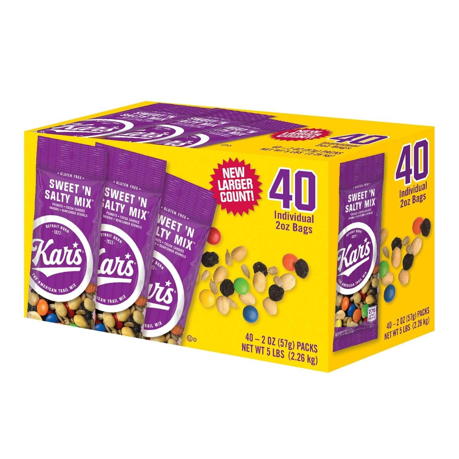 Kar's Sweet 'n Salty Trail Mix, 2 oz., 40 pk. - USA MEGA SHOP