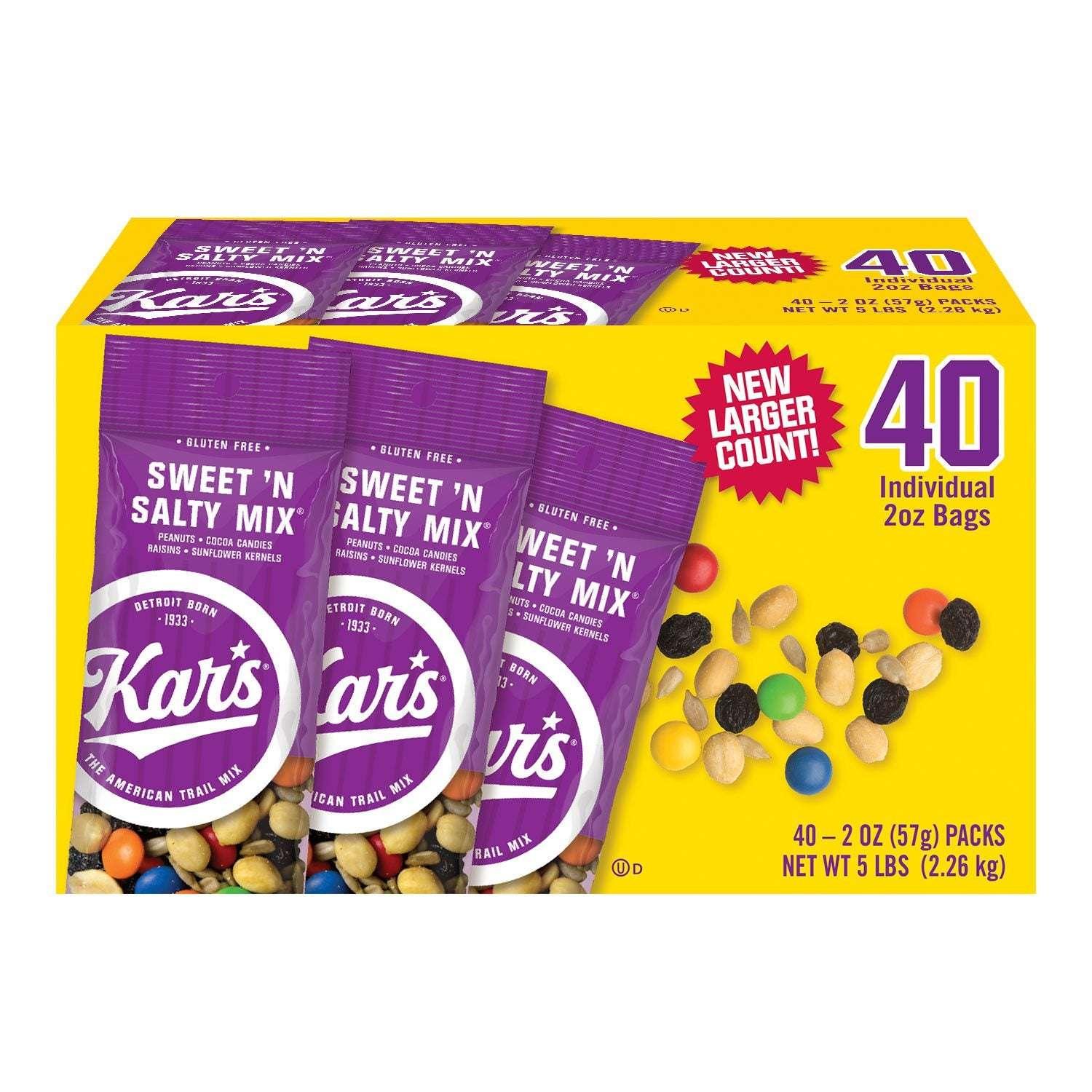Kar's Sweet 'n Salty Trail Mix, 2 oz., 40 pk. - USA MEGA SHOP