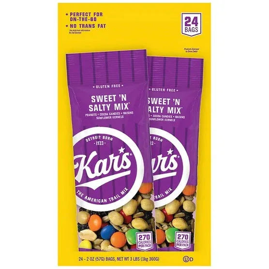 Kar's Trail Mix, Sweet 'N Salty, 2 oz, 24-count - USA MEGA SHOP