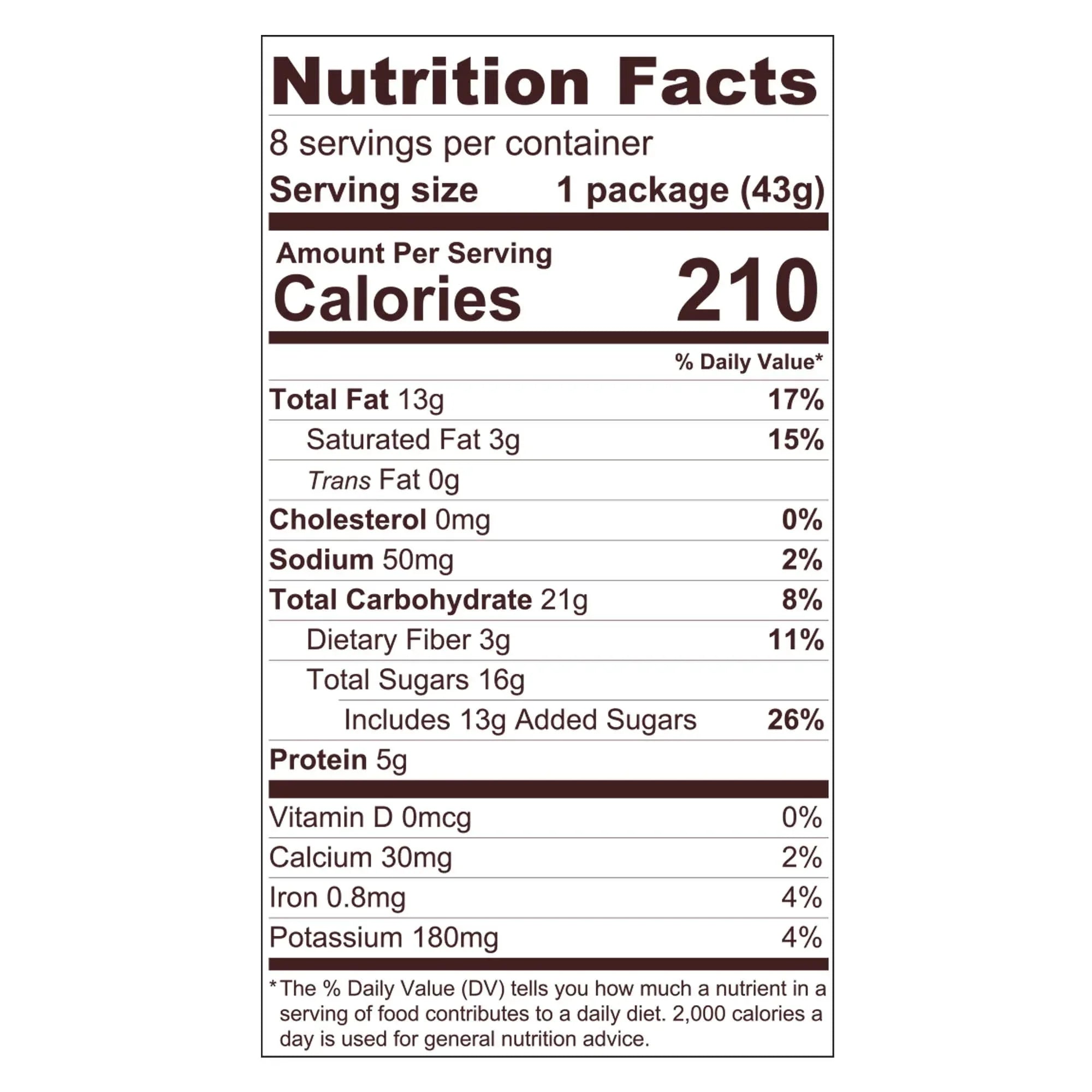 Second Nature Wholesome Medley Trail Mix, 12 oz, 8 Count – Gluten Free Single-Serve Snack Bags
