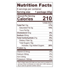 Second Nature Wholesome Medley nutrition facts, 1 package (43 g)