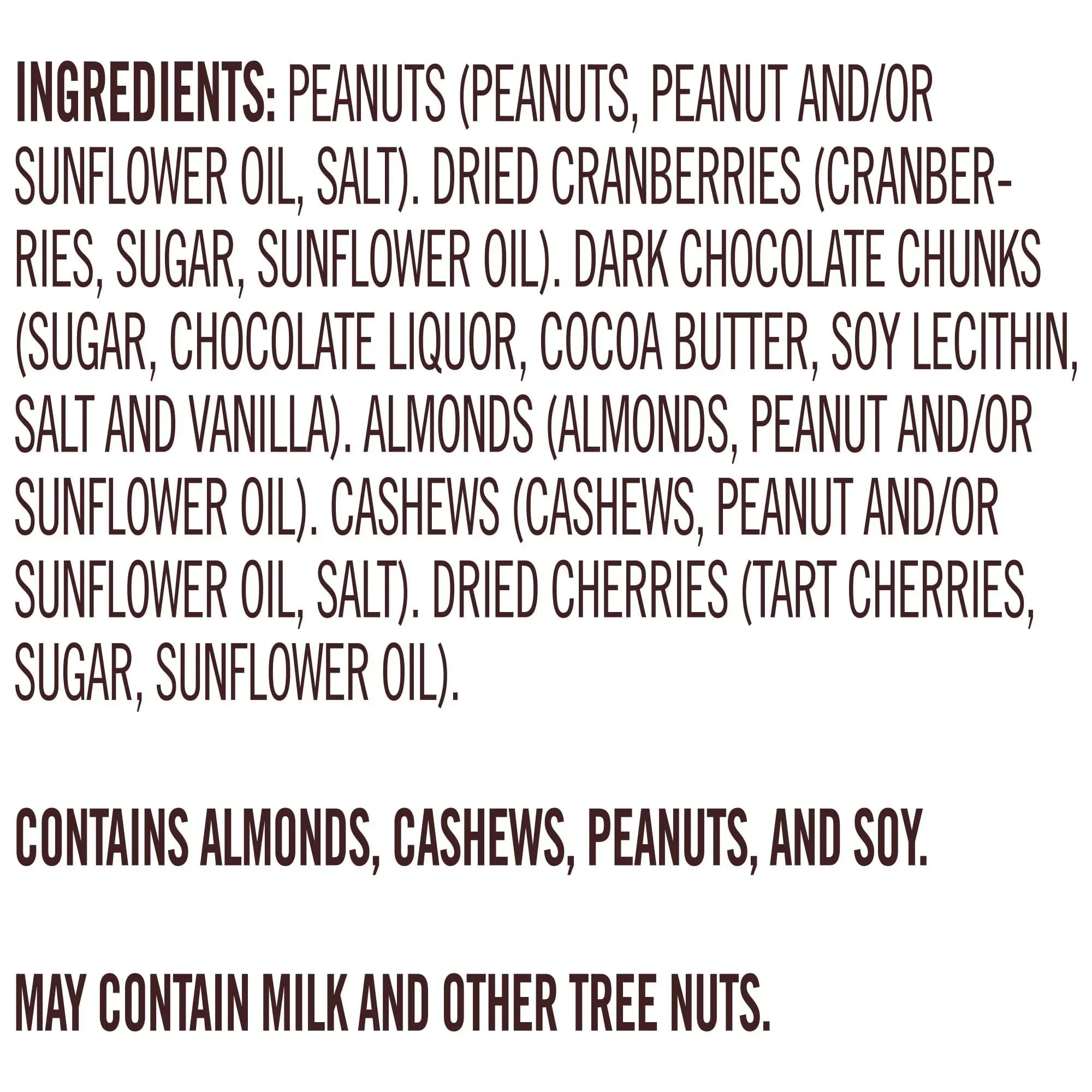 Second Nature Wholesome Medley Trail Mix, 12 oz, 8 Count – Gluten Free Single-Serve Snack Bags