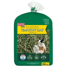 All Natural Timothy Hay 96 oz bag with Kaytee logo and small-pet feeding info