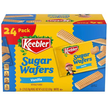 Vanilla sugar wafers box, 24-pack, Keebler Sugar Wafers branding