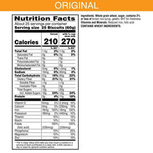 Nutrition facts panel for frosted wheat cereal, calories and nutrients listed.