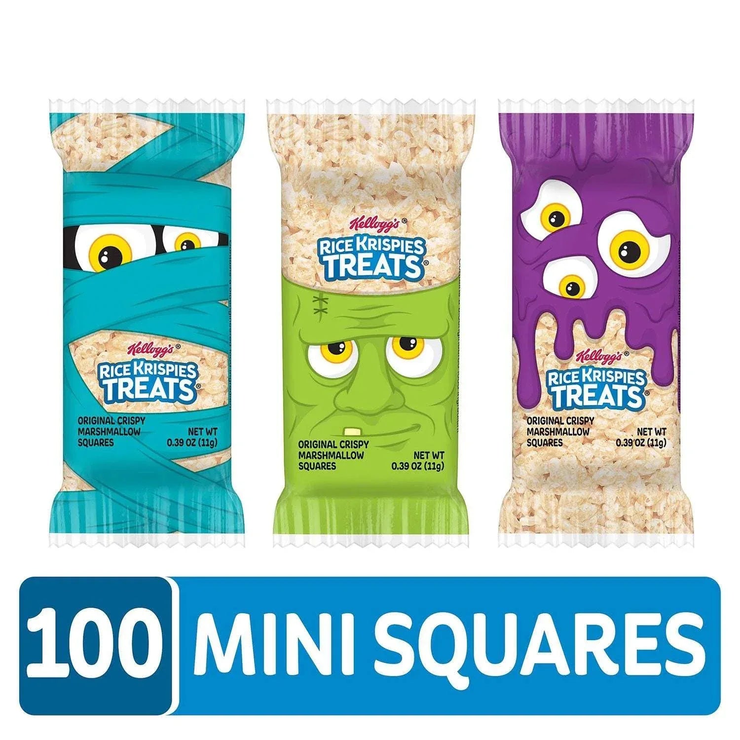 Kellogg's Rice Krispies Treats Halloween Mini Squares, 100 ct. - USA MEGA SHOP