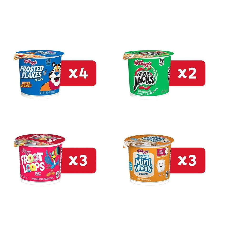 Kellogg's Variety Pack Single Serve Cereals, 12 pk. - USA MEGA SHOP