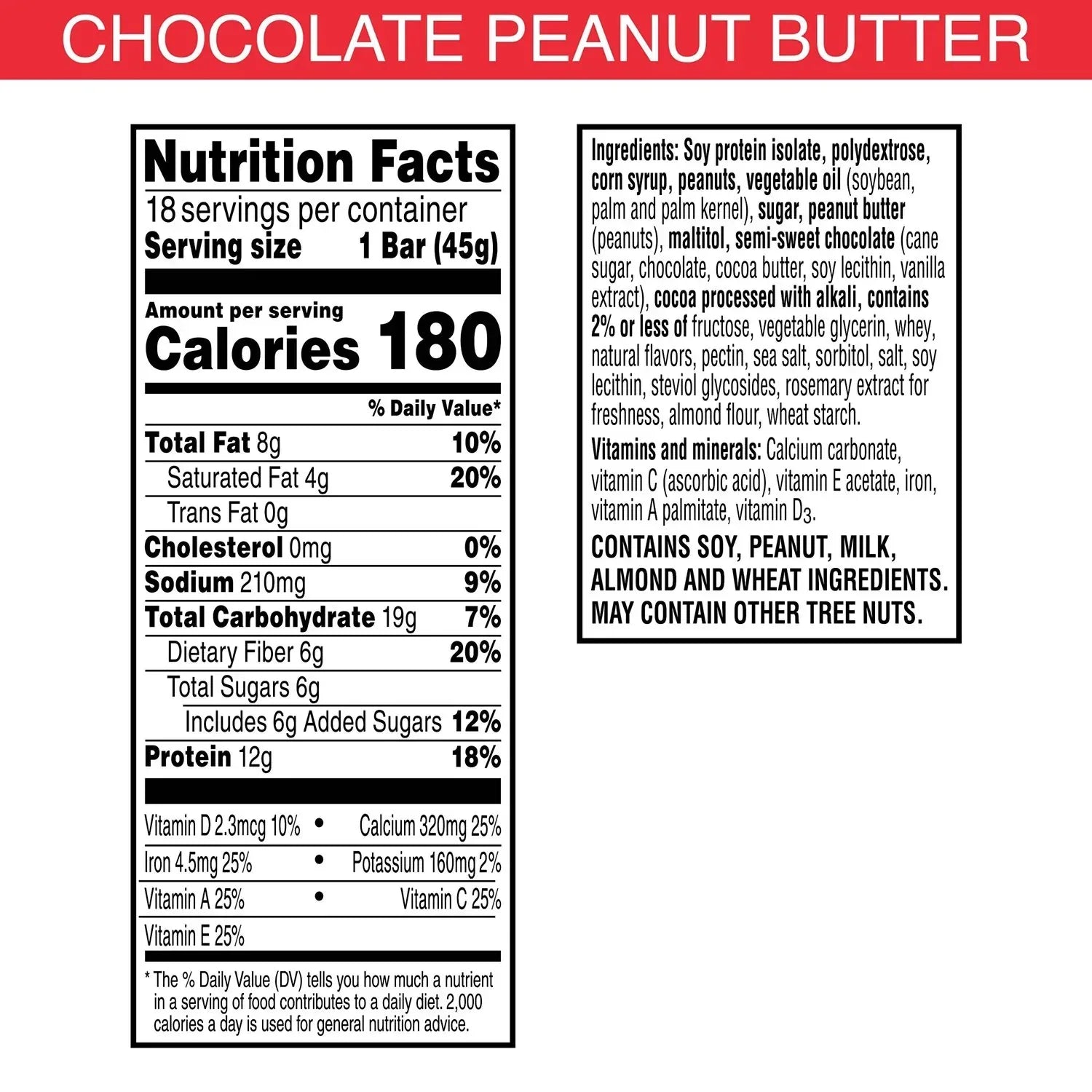 Kellogg's Special K Protein Bars Chocolate Peanut Butter, 18 ct.