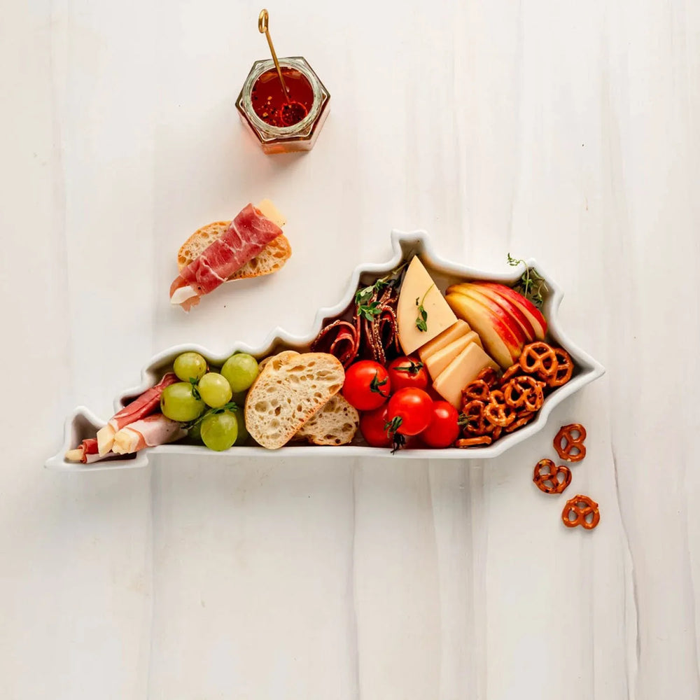 Lark Porcelain State-Shaped Bake & Serve Dish, Choose State - USA MEGA SHOP