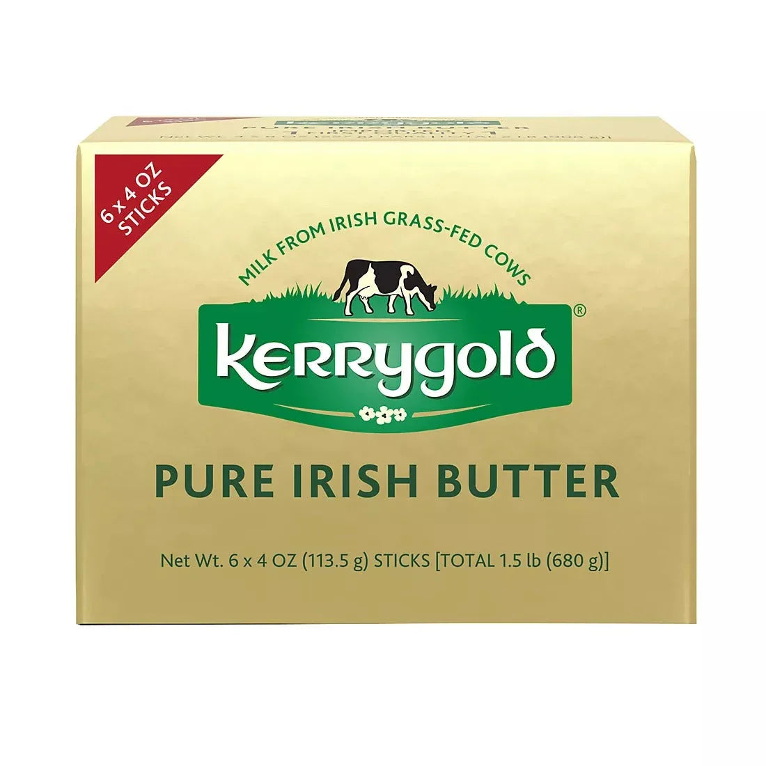 Kerrygold Grass-fed Pure Irish Salted Butter Sticks, 6 pk./4 oz. - USA MEGA SHOP