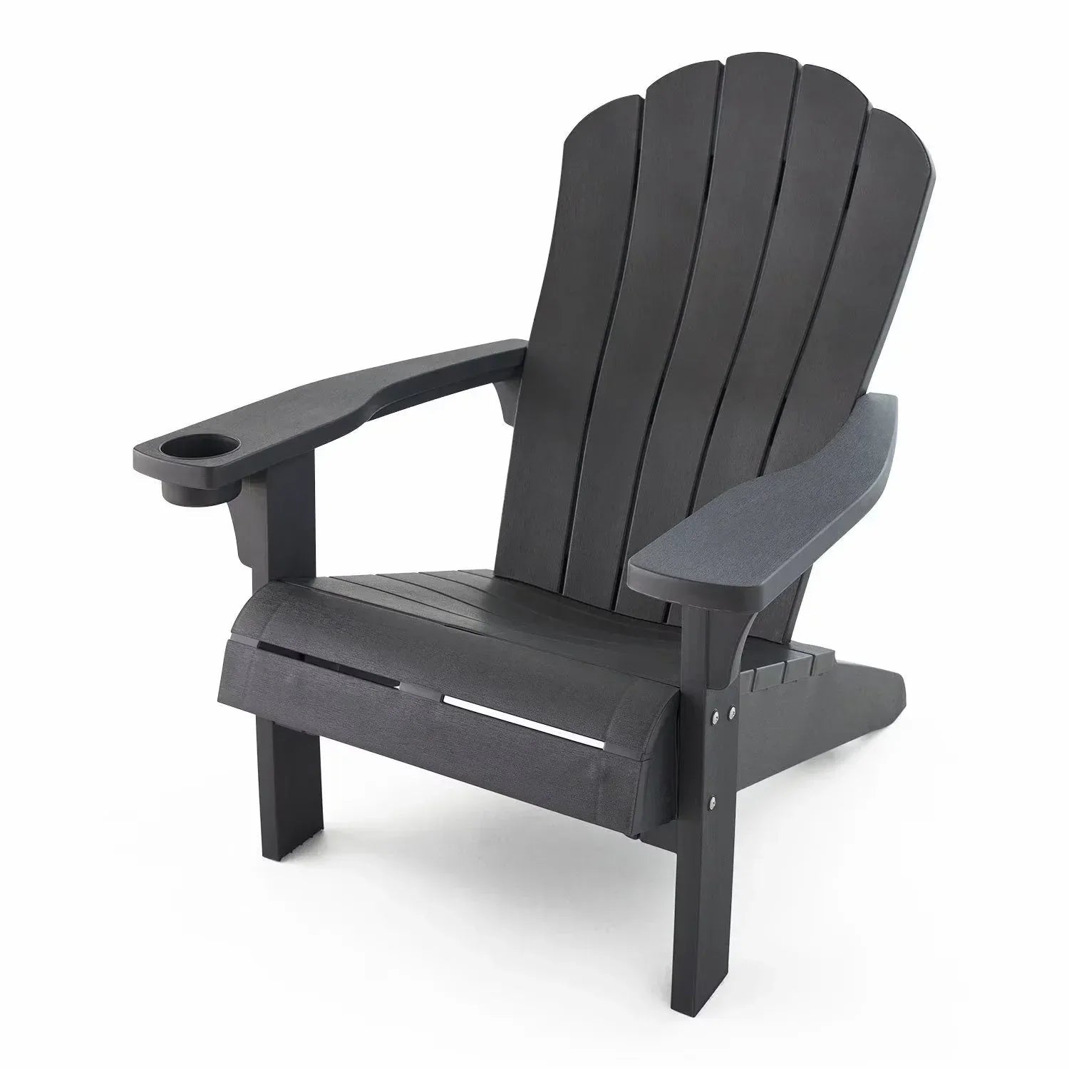 Keter Everest Adirondack Chair with Integrated Cupholder