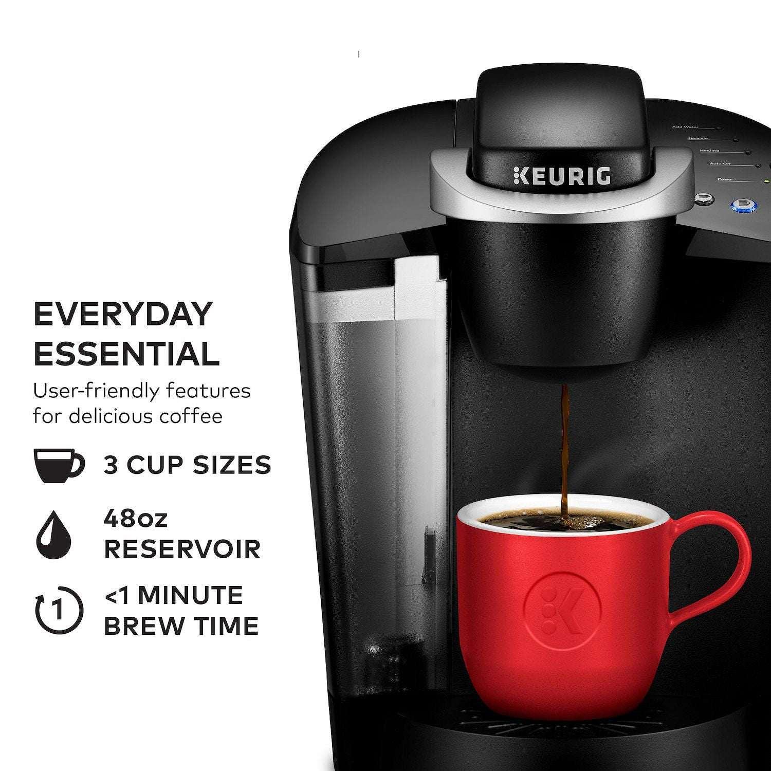 Keurig® K-Classic Single Serve K-Cup Pod Coffee Maker