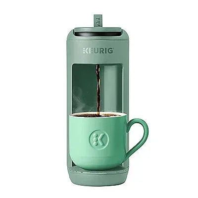 Keurig® K-Mini Mate® Automatic Single Serve K-Cup® Pod Coffee Maker - Glamping Green; Small & Colorful Coffee Maker, Travel Mug Friendly, Makes 12 Oz. - USA MEGA SHOP