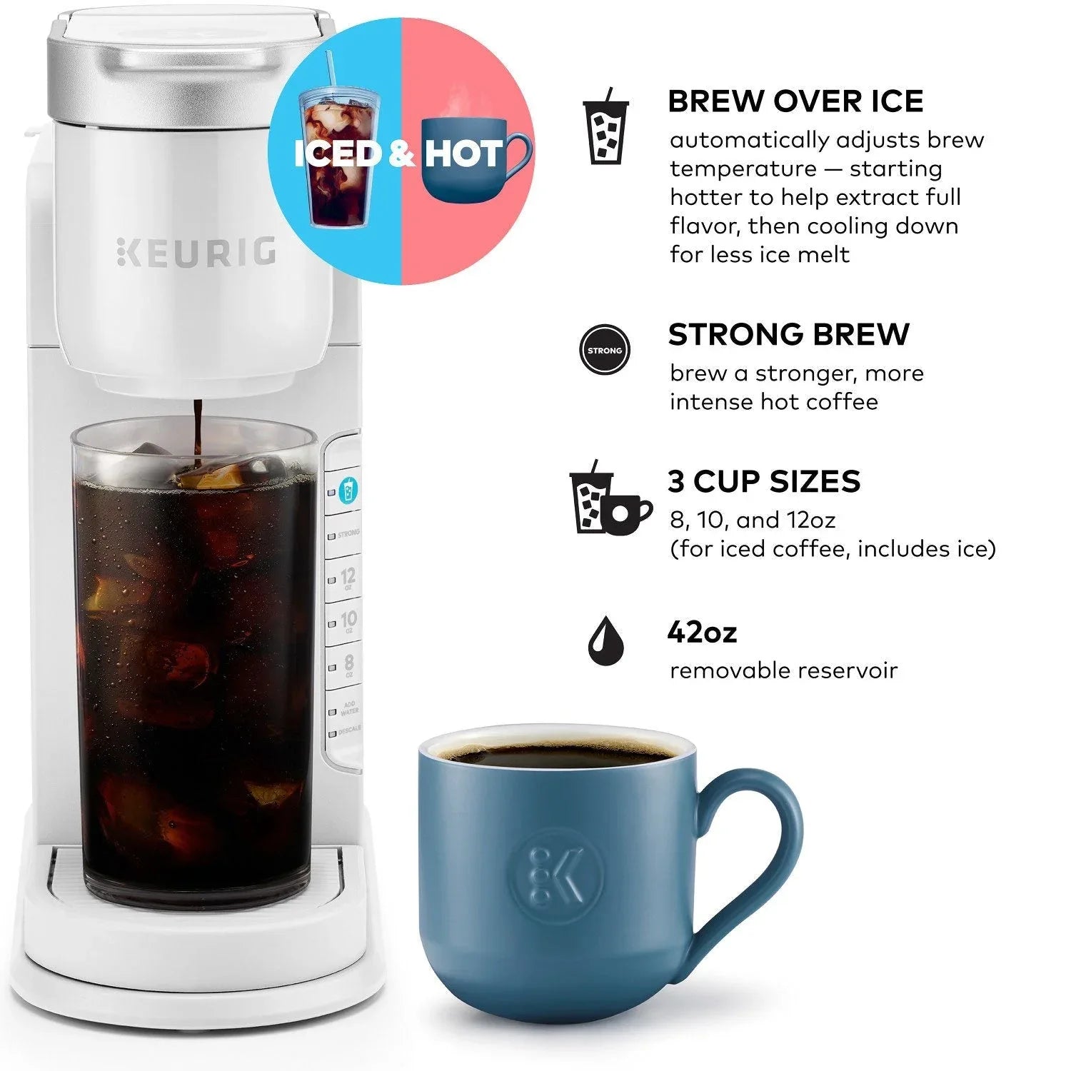Keurig K-Iced Single Serve Coffee Maker - USA MEGA SHOP