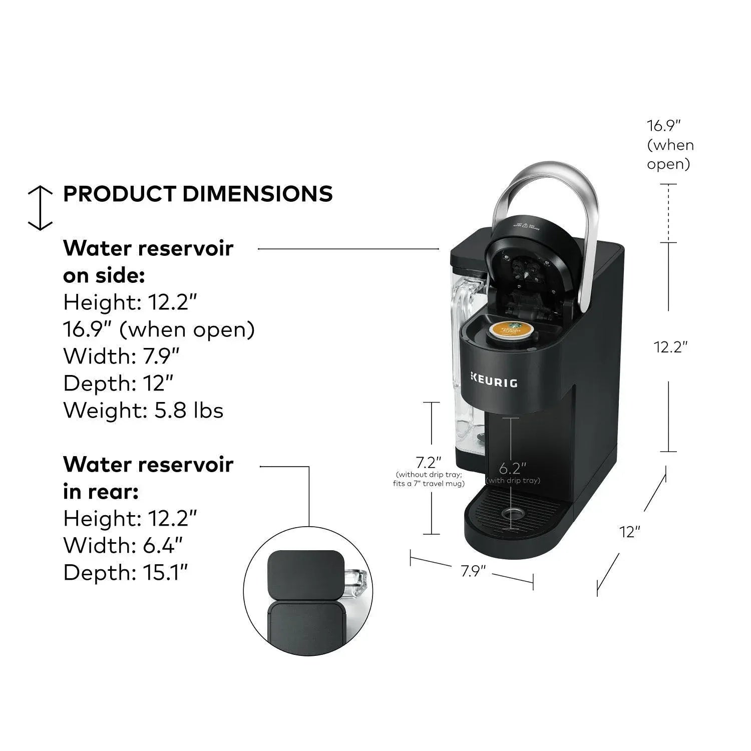 Keurig K-Supreme Single Serve K-Cup Pod Coffee Maker - USA MEGA SHOP